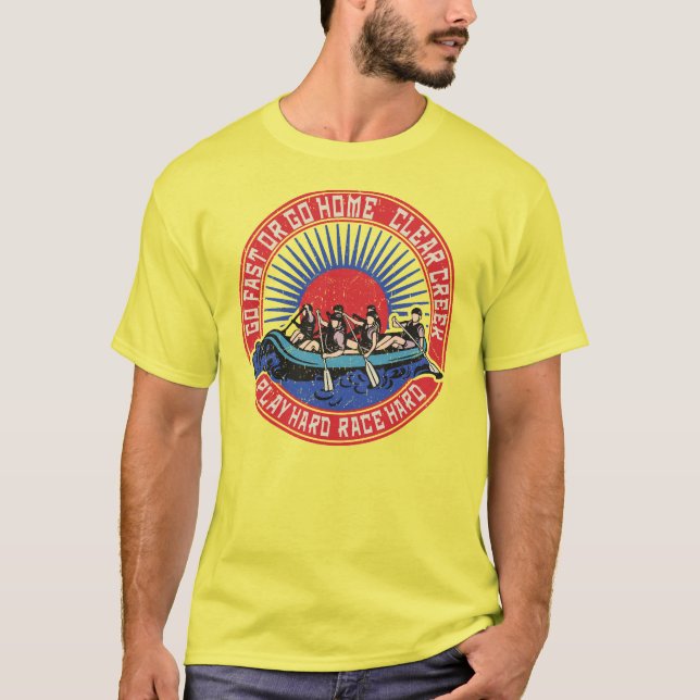 Retro Clear Bäck Raiting. T Shirt (Framsida)