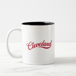 Retro Cleveland Två-Tonad Mugg