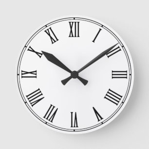 Retro Clock-mall - Skapa egen/egen anpassningsbar Rund Klocka
