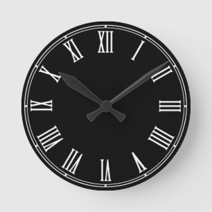 Retro Clock-mall - Skapa egen/egen anpassningsbar Rund Klocka