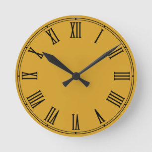 Retro Clock-mall - Skapa egen/egen anpassningsbar Rund Klocka