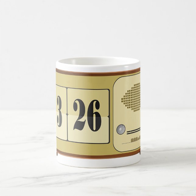 Retro Clock Radio Kaffemugg (Skapare uppladdad)