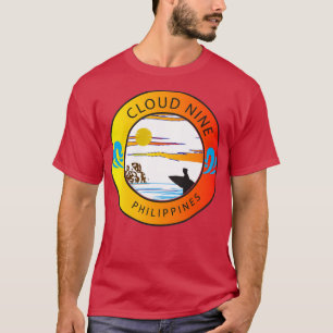 Retro Cloud Nine Philippines surfing T Shirt