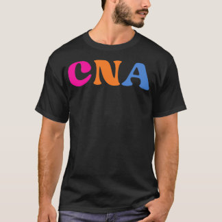 Retro CNA Nurse Assistant med svart stutthoskop t Shirt