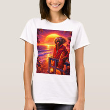 Retro Cockapoo Livräddare T Shirt