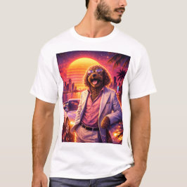 Retro Cockapoo T Shirt 80-tals stil