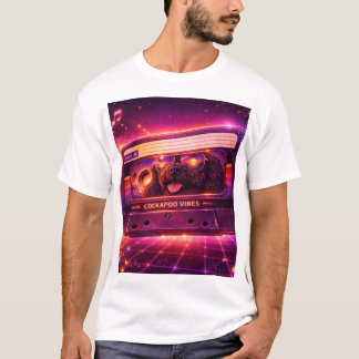 Retro Cockapoo Vibes T-Shirt 80-Tal Kassett