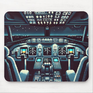 Retro Cockpit Mousepad (Mörk) Musmatta