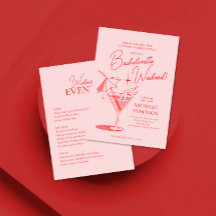 Retro Cocktail Bachelorette Helg Itinerary