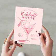 Retro Cocktail Bachelorette Helg Itinerary