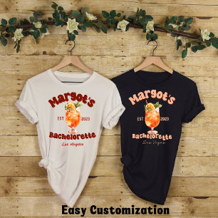Retro Cocktail Bachelorette Party-Möhippa T Shirt