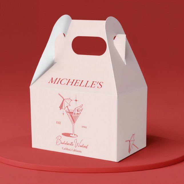 Retro Cocktail Möhippa Fest Presentaskar (Skapare uppladdad)