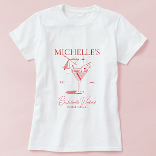 Retro Cocktail Möhippa Fest T Shirt