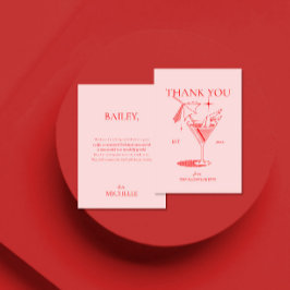 Retro Cocktail Möhippa Tack Kort