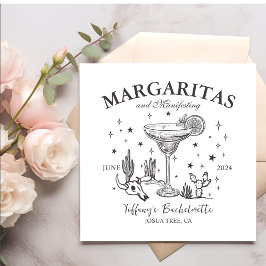 Retro Cocktails Bachelorette Party Pappersservett