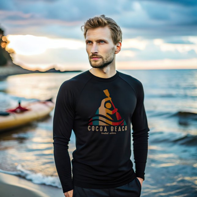 Retro Cocoa Beach Kayaking T Shirt (Skapare uppladdad)