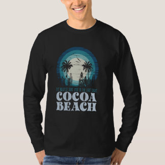 Retro Cocoa Beach Östkust Surfplatsbyxor Vintage S T Shirt