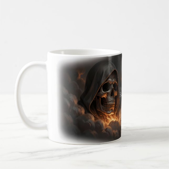 Retro Code Drömlandskap Tech Mugg (Vänster)