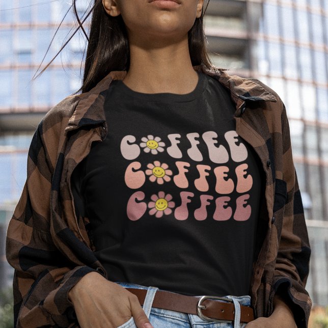 Retro Coffee Älskare T Shirt (Skapare uppladdad)