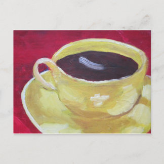 Retro Coffee kopp Vykort