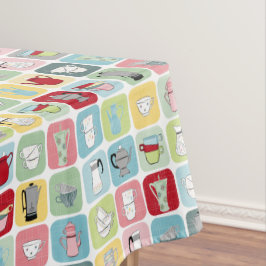 Retro Coffee Pots och Kopp Mönster