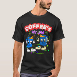 Retro Coffee's My Jam Nostalgic Dancing Cups  T Shirt