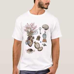 Retro Collage Estetisk Surrealism Art T-Shirt