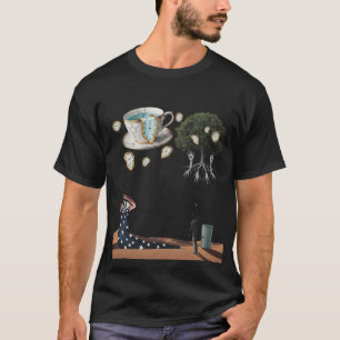 Retro Collage Estetisk Surrealism Konst Grafisk T- T Shirt