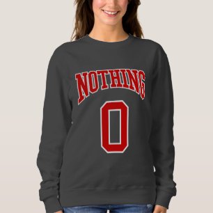 Retro College Red White Black Ingenting Zero Sport T Shirt