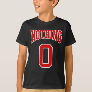 Retro College Red White Black Ingenting Zero Sport T Shirt