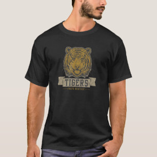 Retro College Tigers T Shirt