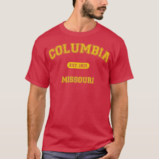 Retro CollegeStyle Columbia Missouri 1821 1 T Shirt