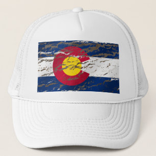 Retro Colorado för vintage statlig flagga Keps