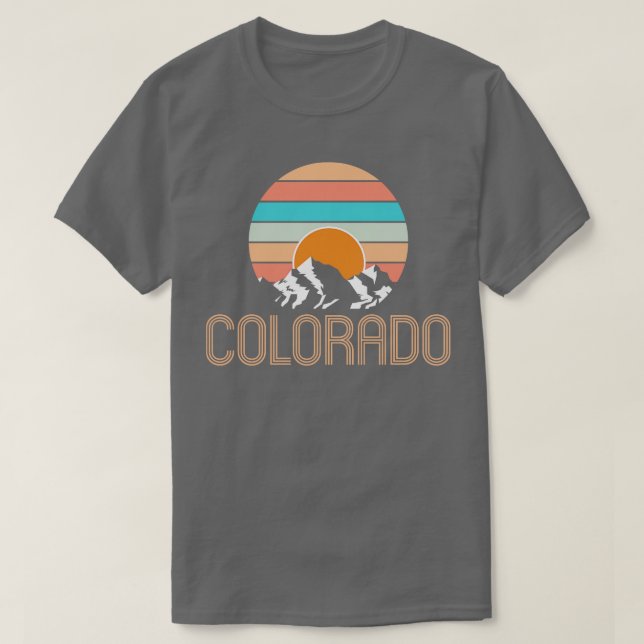 Retro Colorado Souvenir Colorado T Shirt (Design framsida)