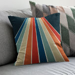 Retro Colorful 70 s Rand Kudde<br><div class="desc">Retro Colorful 70 Rand Dekorativ kudde</div>