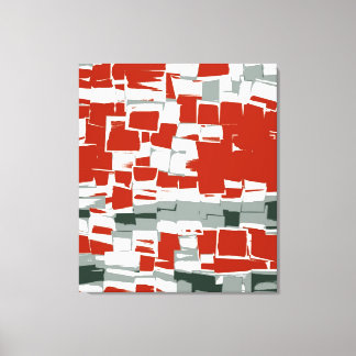 Retro Colorful Abstrakt Art Deco Canvastryck