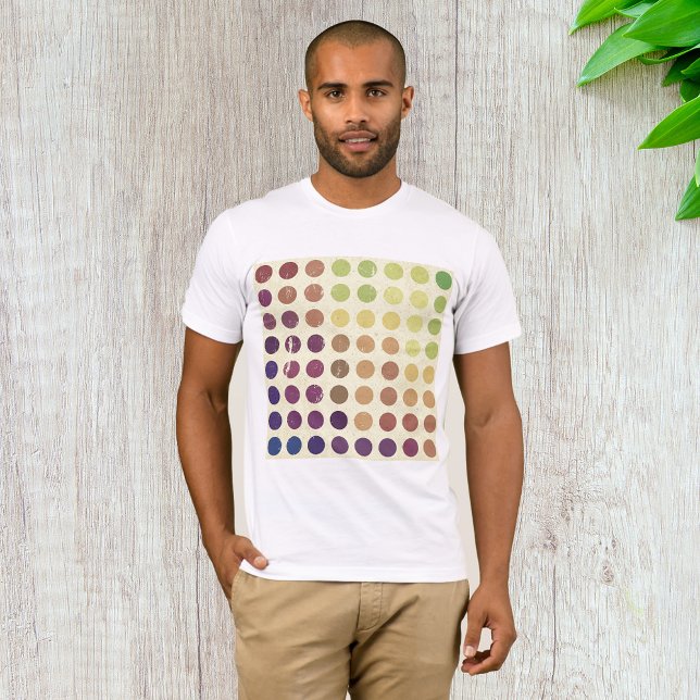 Retro Colorful Circles Manar T-Shirt (Skapare uppladdad)