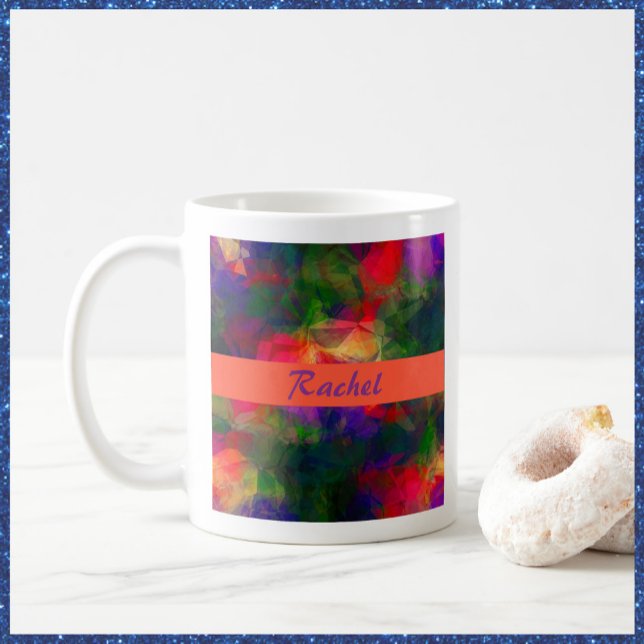 Retro Colorful Hippie Kaffemugg (Skapare uppladdad)