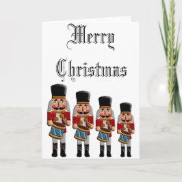 Retro Colorful jul Nutcracker Helgkort