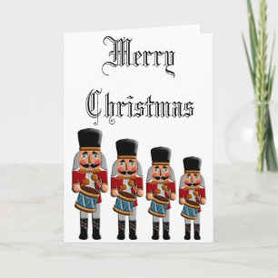 Retro Colorful jul Nutcracker Helgkort