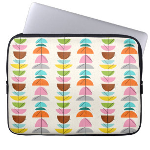 Retro Colorful Nests Laptop sleeve