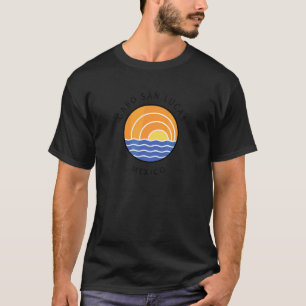 Retro Colorful Ocean Sunset Cabo San Lucas Mexiko T Shirt