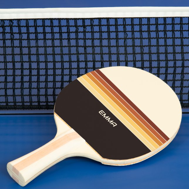 Retro Colorful Rand Personlig Pingisracket (Insitu)
