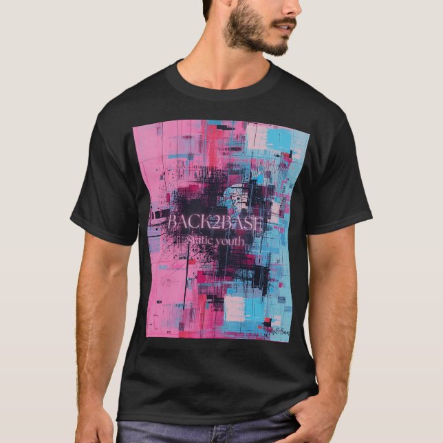 Retro Colourful Streetwear Unisex T-shirt  (Framsida)