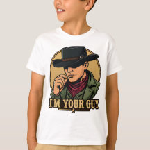 Retro Comic Svart Hatt Cowboy Jag Är Din Man