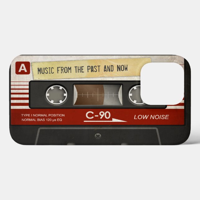 Retro Compact Audio Cassette | DJ Best Gifts (Baksida (horisontell))