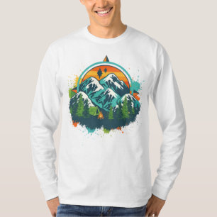 Retro Compass Äventyr Tee for Nature Älskare