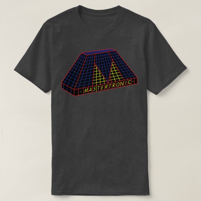 Retro Computer Games MasterElectronic T Shirt (Design framsida)
