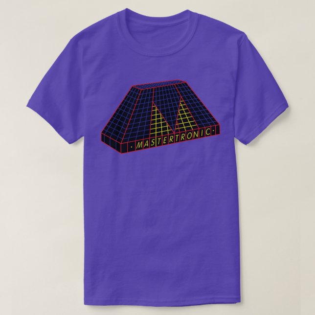 Retro Computer Games MasterElectronic T Shirt (Design framsida)