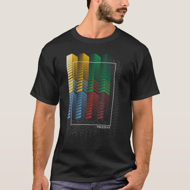 Retro Computer Geek Programmer Nerds Data Code Tea T Shirt (Framsida)